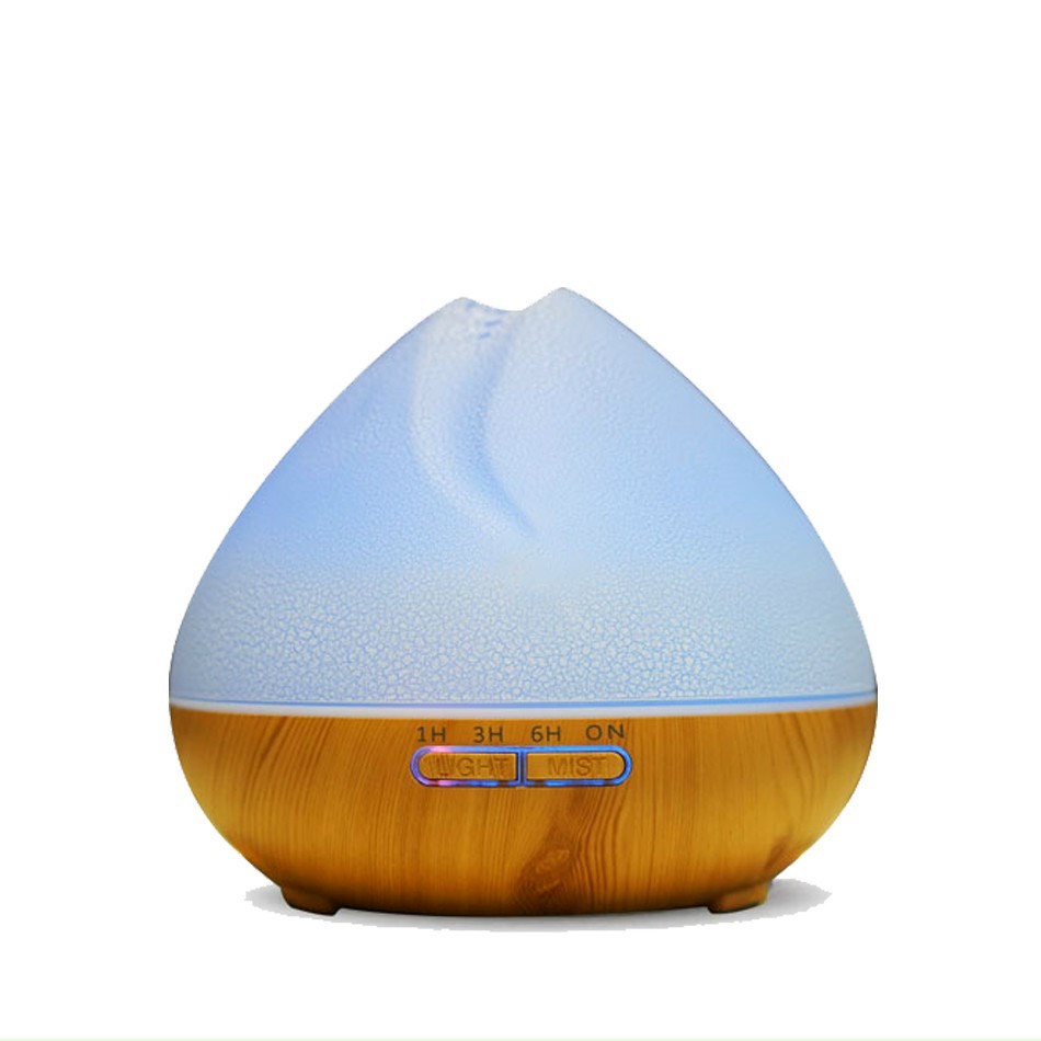 Máy khuếch tán tinh dầu hoa Tulip, búp sen, vân gỗ - SHOP GIAO HÀNG MẪU NGẪU NHIÊN
