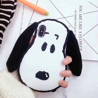 Ốp lưng chó Snoopy 3D