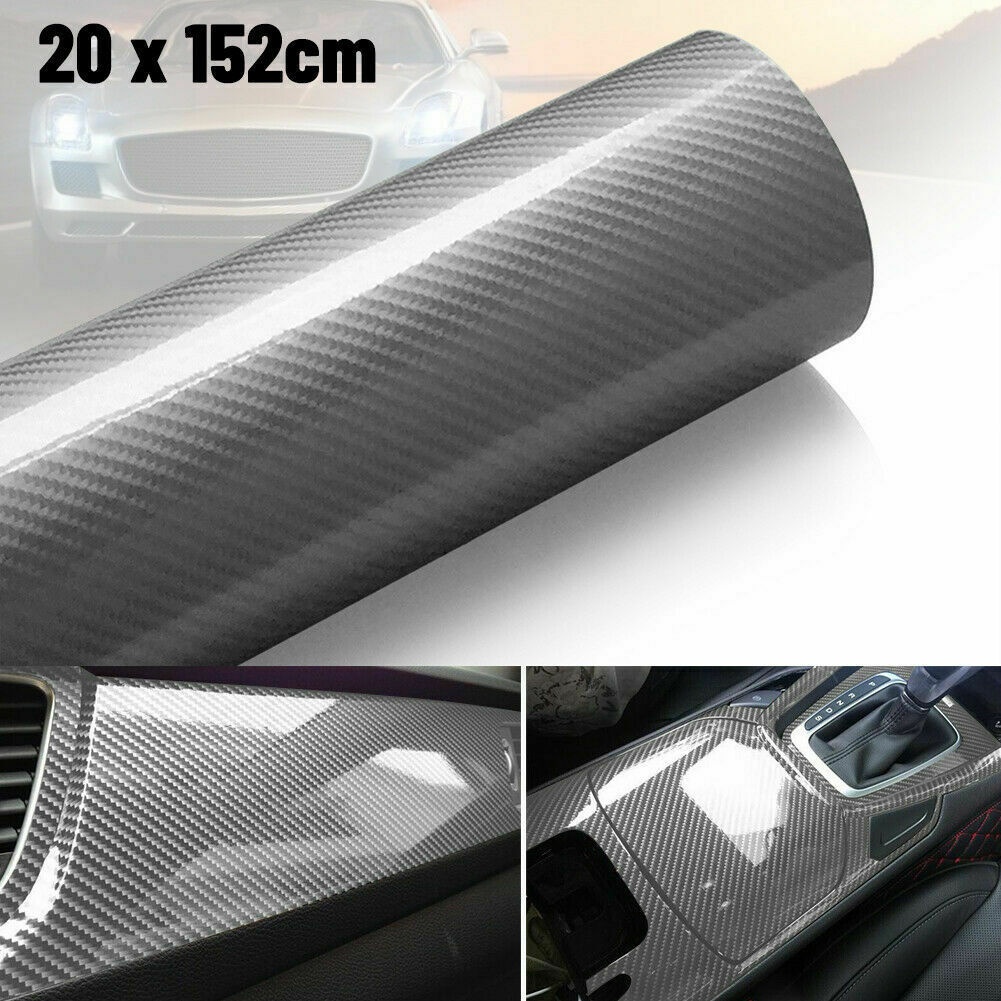 Decal DáN 7D 20 * 152cm BằNg SợI Carbon Trang Trí Xe Hơi