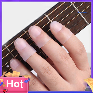 Set 4 Miếng Silicon Bọc Bảo Vệ Đầu Ngón Tay Khi Chơi Đàn Guitar