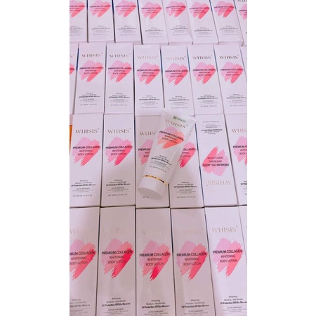 Kem Dưỡng Da Body Collagen Whisis Dưỡng Trắng Nâng Tone Chống Nắng CAO CẤP