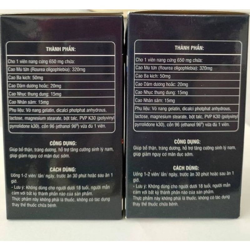 Tăng cường sinh lý GREAT MEN chống xuất tinh sớm bổ thận tráng dương nam