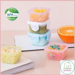 Hộp Trữ Đông ,Khay Trữ Đông Có Nắp 60 -150ml Bảo Quản Đồ Ăn Dặm Cho Bé Chống Rò Rỉ Goodbabyvn