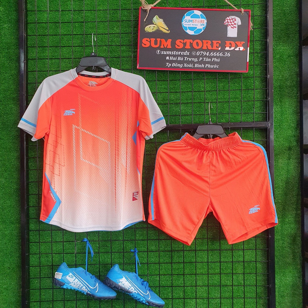 Áo Đá Banh Không LoGo Đẹp RiKi Gem  - Quần Áo Bóng Đá Mẫu Mới, Giá Rẻ, Bền Đẹp
