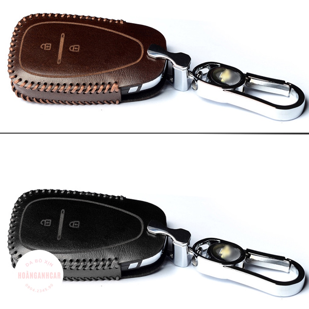 Bao da chìa khoá các dòng xe ô tô Chevrolet, bọc chìa khoá ốp khoá Chevrolet chât liệu da bò hoàn thiện bằng tay