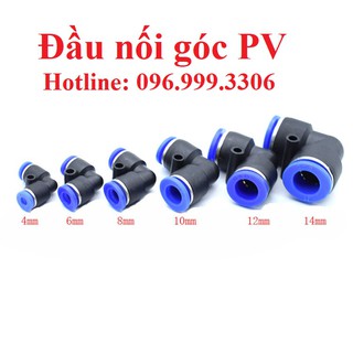 Đầu nối góc vuông pv khí nén, phun sương chịu được áp suất cao đầy đủ kích - ảnh sản phẩm 3