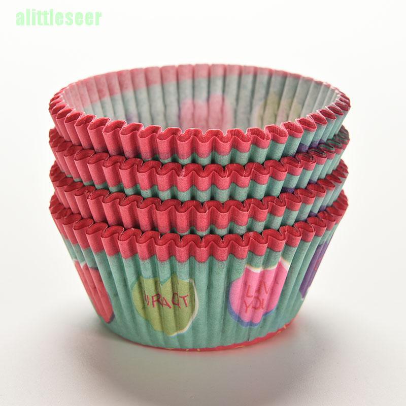 Set 100 Cốc Giấy Dùng Để Làm Bánh Cupcake