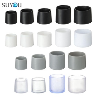 Set 10 cái bọc chân ghế bằng silicon chống trượt nhiều màu không làm trầy xước sàn