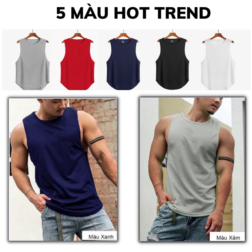 Áo sát nách nam ba lỗ thể thao Tanktop nam GUU SHOP
