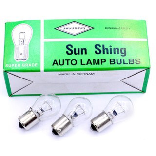 BÓNG ĐÈN HẬU ĐÈN XN ĐÈN PHANH OTO 12V-24V 21W 1 HỘP 10 CÁI
