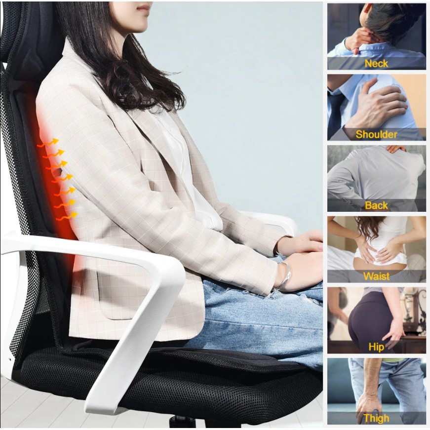 Ghế massage toàn thân trên ô tô - Ghế mát xa toàn thân 8 vùng da cao cấp hàng chính hãng - Đệm massage cao cấp