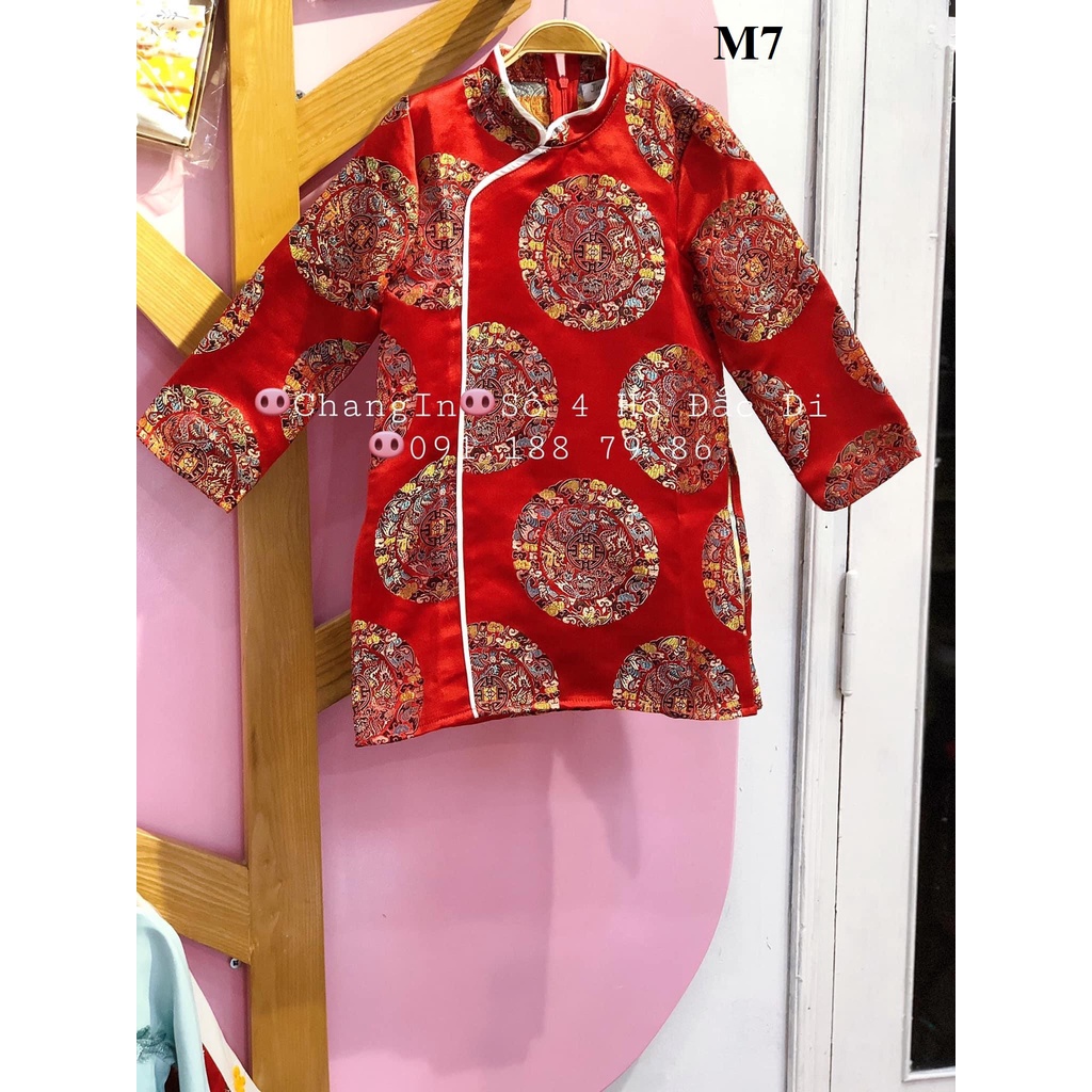 Áo dài cách tân cho bé trai, CÓ NHIỀU MẪU,  Hàng thiết kế cực xinh