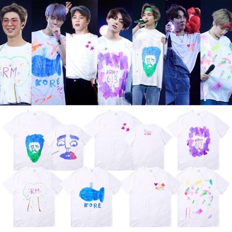 (Tặng ảnh BTS) Áo BTS 5th cực hot