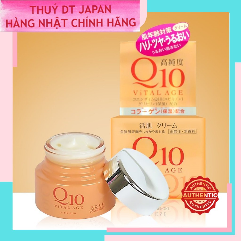 Kem dưỡng chống lão hóa & tái tạo da KOSÉ Q10 Vital Age 40g