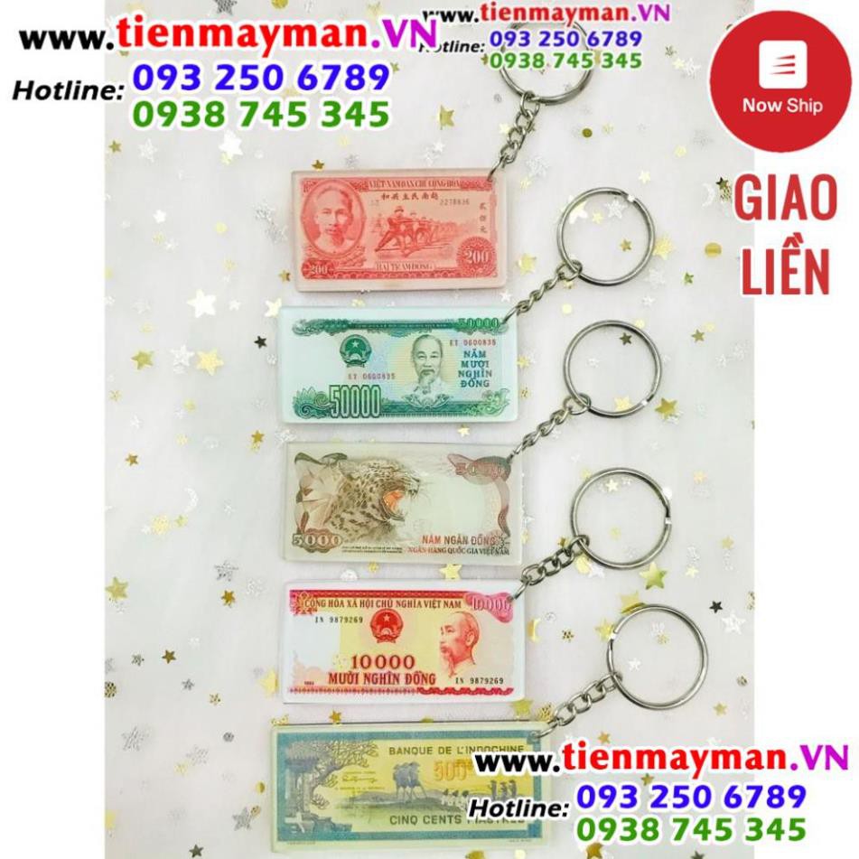 [shopee trợ giá] (SET 4) 05 cái Móc Khóa Hình Tiền Xưa Việt Nam các thời kỳ - các mẫu như hình (1)