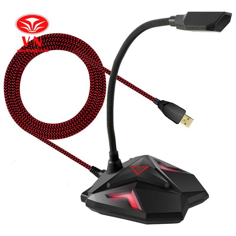 USB Computer Game,Condenser Microphone Can Be Connected to Headphones