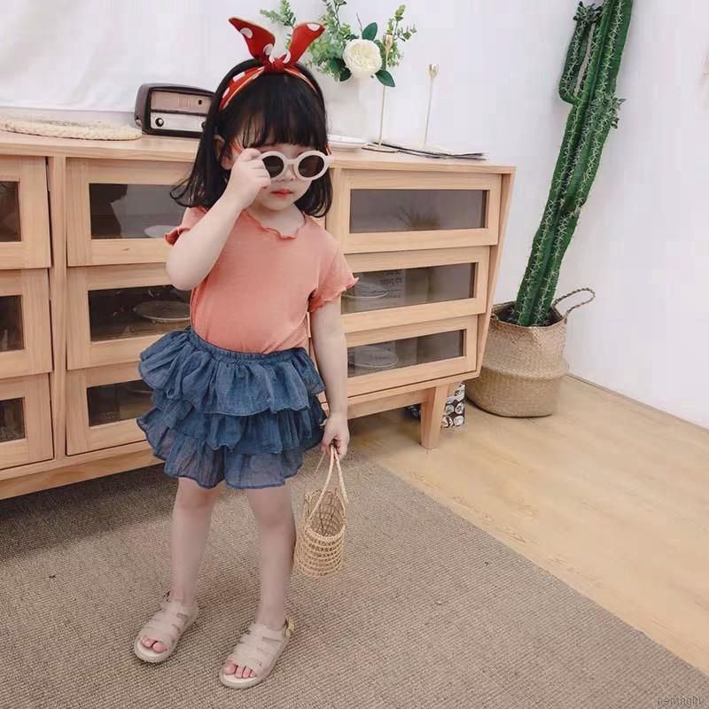 Chân váy lưới xòe nhiều tầng xinh xắn thời trang cho bé gái