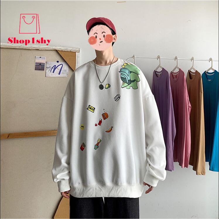 Áo Thun Nam Tay Dài In Hình Khủng Long Cá Tính | BigBuy360 - bigbuy360.vn