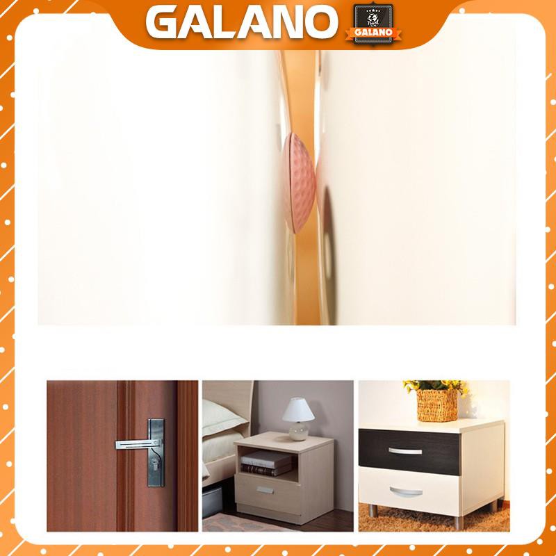 Chặn cửa GALANO dán tường giảm ồn chống va đập tay nắm cửa ra vào cửa sổ an toàn cho bé ngủ ngon nhựa silicon HG-001031
