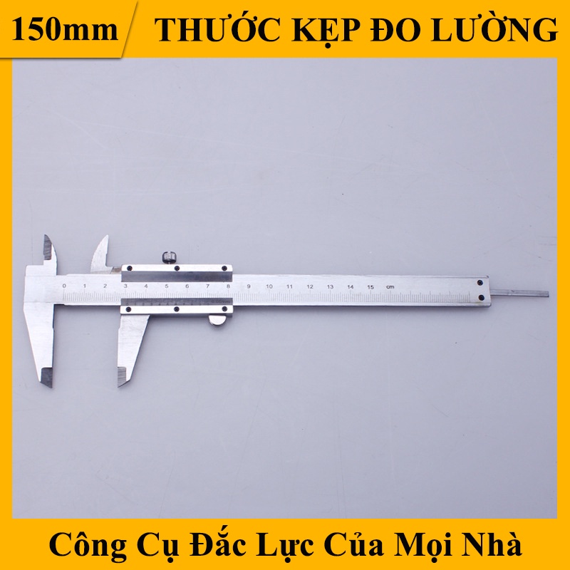 Thước Cặp Cơ Khí ABG 0-6″/0-150mm/0.02mm Thước Kẹp Cơ Nhôm Chính Xác Chống Mài Mòn Cao Cấp Cho Thợ Cơ Khí