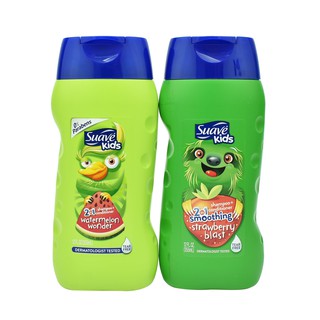 Dầu gội xả Suave Kids 2in1 - Hương Dâu, 355ml