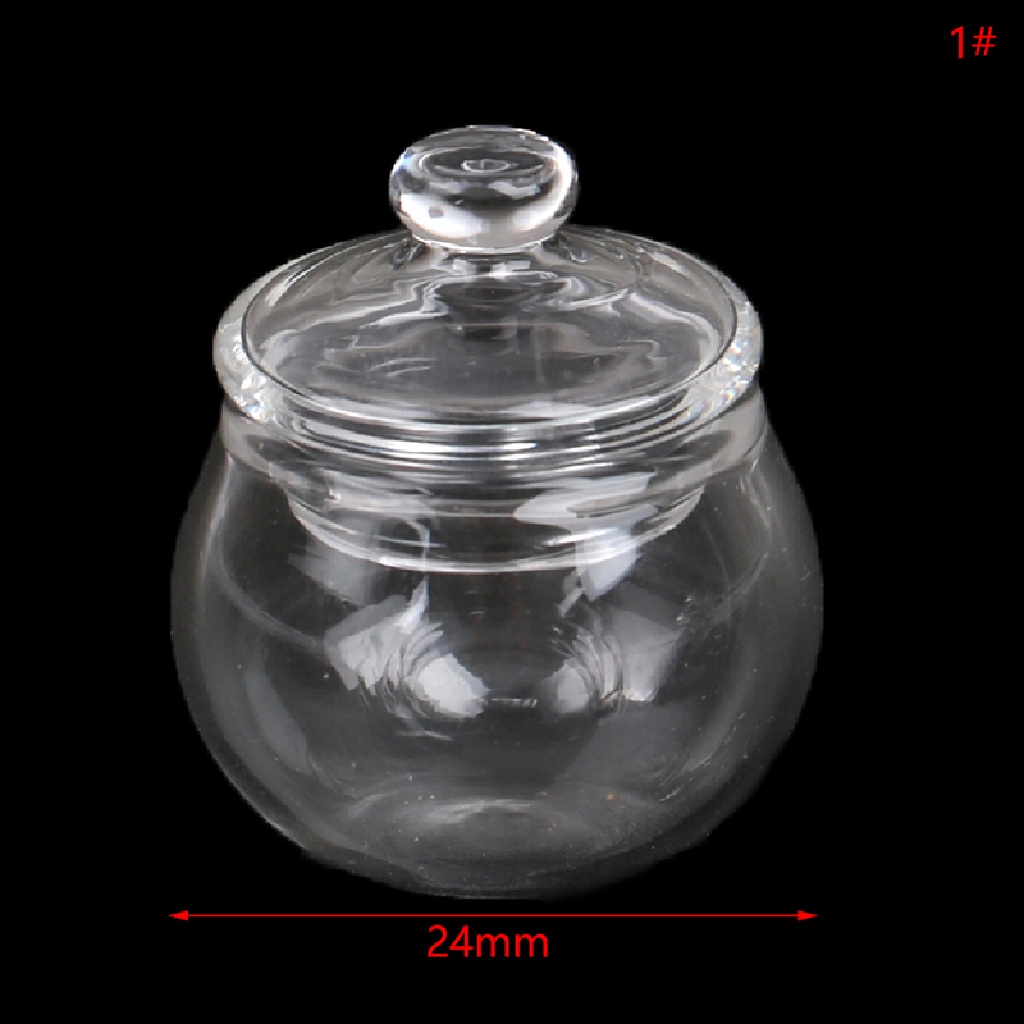 Hũ Thủy Tinh Nhỏ Xinh Đựng Kẹo Trang Trí Nhà Búp Bê Tỉ Lệ 1: 12