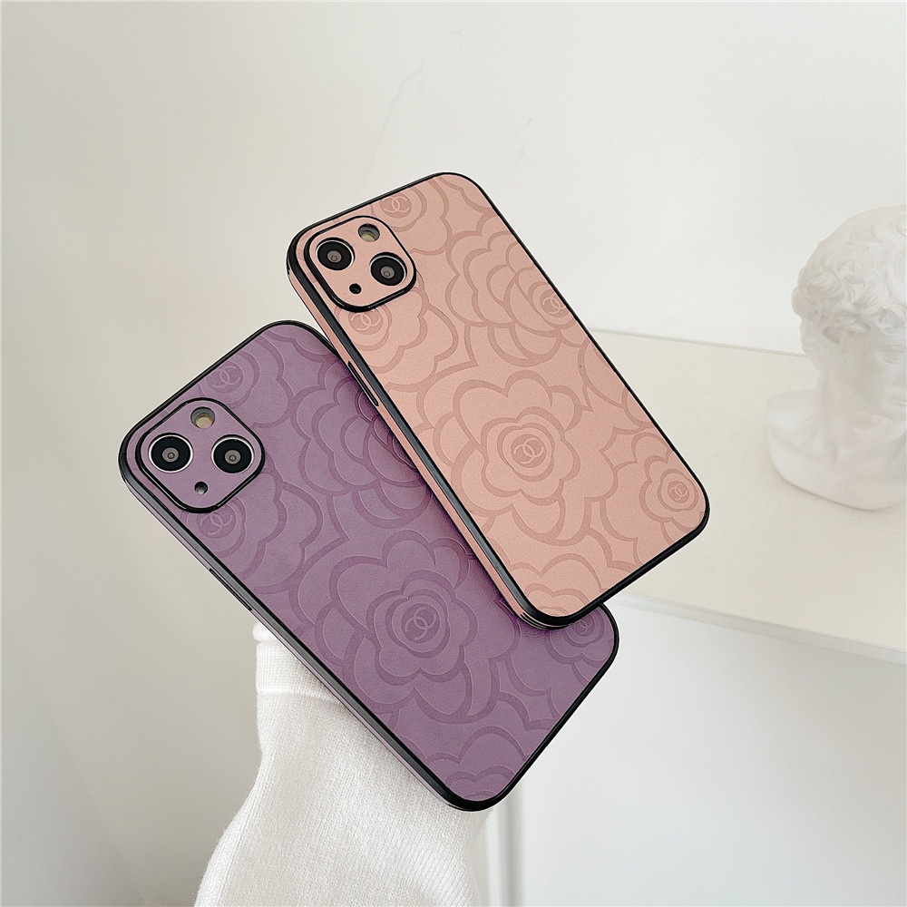 <iPhone case> For iPhone 13 Pro max 12 Promax 11Pro max 13 Pro 12 12 Pro  11 proCamellia leather mobile phone case