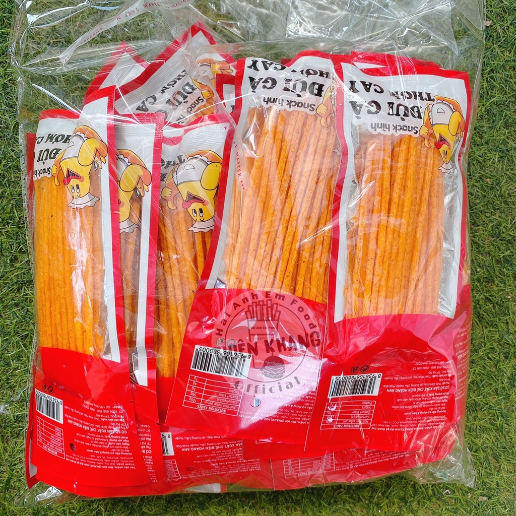 Bịch snack hình đùi gà thơm cay 30 gói