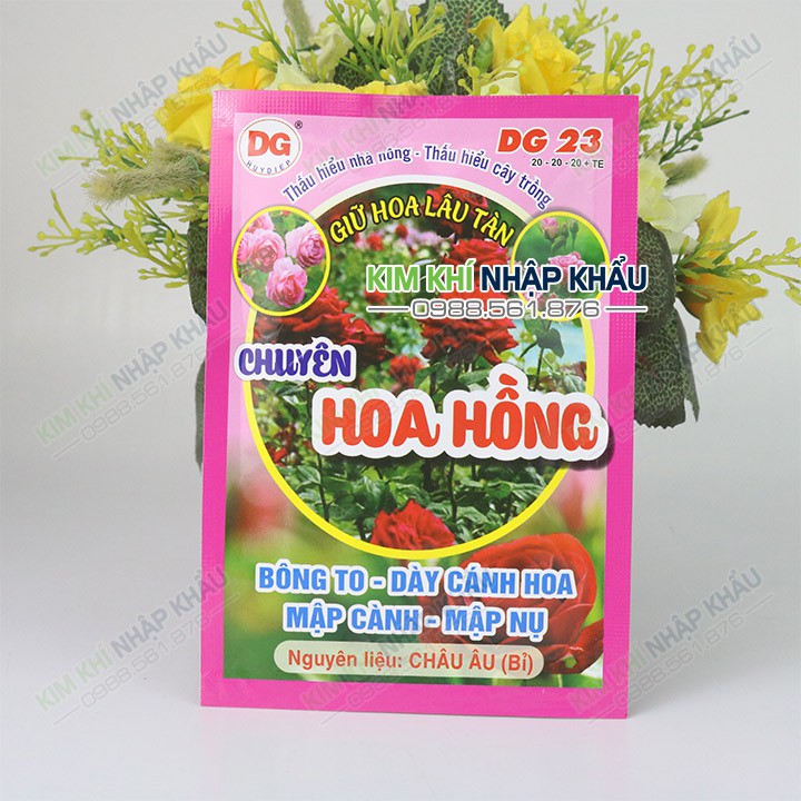 Phân bón dưỡng hoa cao cấp DG 23 gói 40g - T152