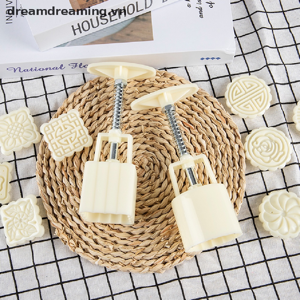 Bộ Khuôn Làm Bánh Trung Thu An Toàn Thực Phẩm Diy