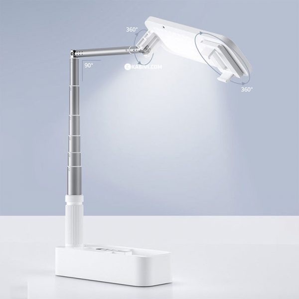 Đèn Livestream để bàn, gập gọn Stand Box V6   Đèn quay tiktok Xoay 360 Độ  Có Điều Khiển Từ Xa - Bảo Hành 12 Tháng