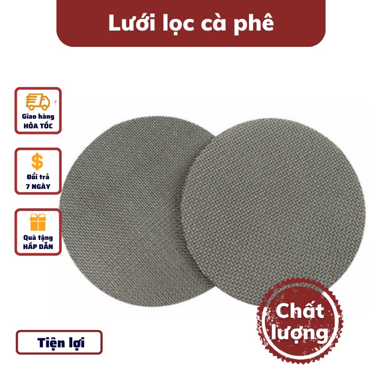 Phụ kiện máy pha lưới lọc chuyên dụng cho máy pha cafe có ba size 51/53/58 hàng chất lượng cao