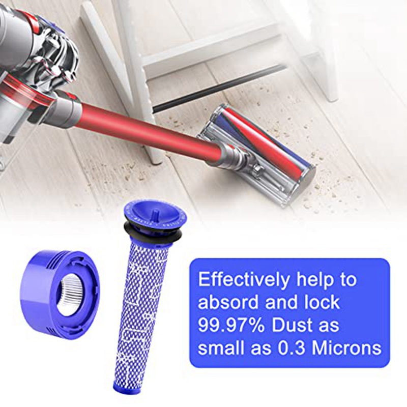 Bộ 4 Miếng Lọc HEPA Thay Thế Cho Máy Hút Bụi Dyson V7, V8 Animal and V8