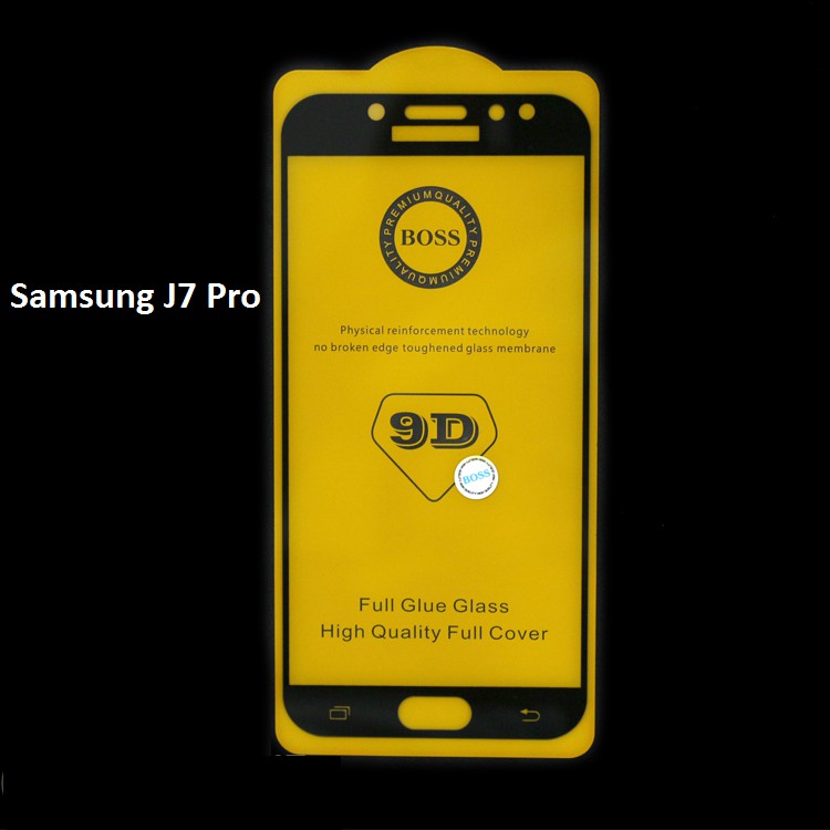 Kính Cường Lực 9D Full màn Samsung J7 Pro