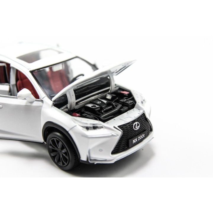 MÔ HÌNH XE XE MÔ HÌNH LEXUS NX200T WHITE 1:32 JACKIEKIM