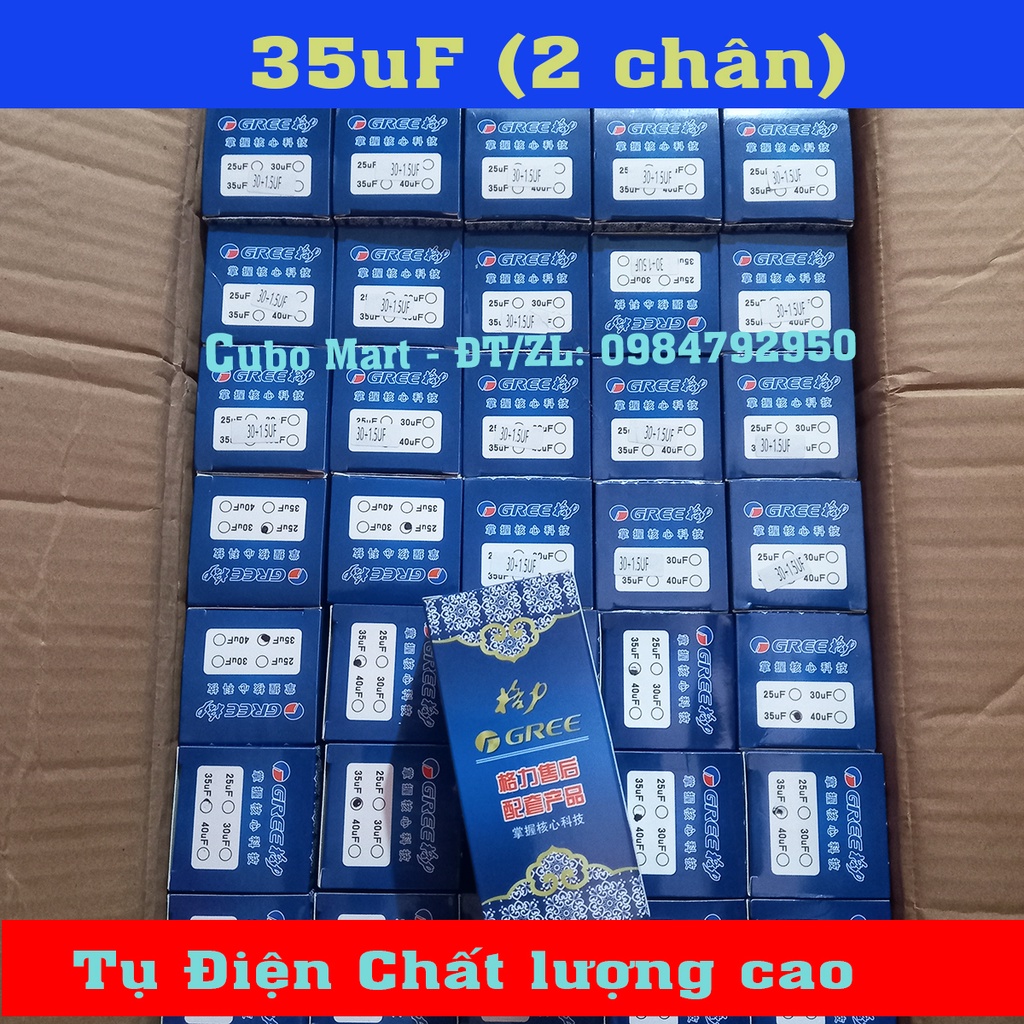 [Cực Tốt] Tụ Điện Khởi Động Lốc Điều Hòa, Khởi động động Cơ, Tụ Động Cơ 1 Pha - Cubo Mart