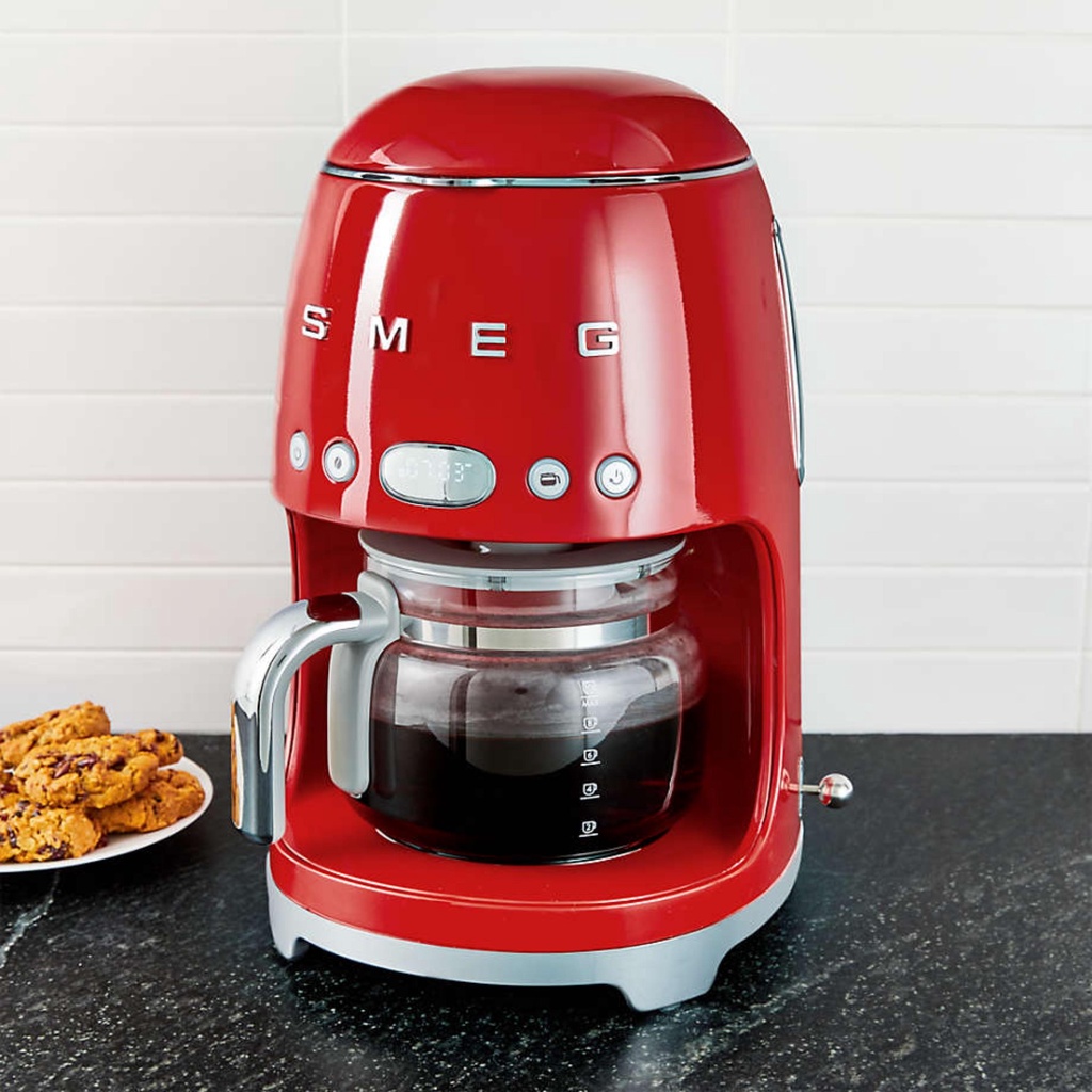 Máy pha cafe SMEG DCF02RDEU màu Đỏ hình trứng