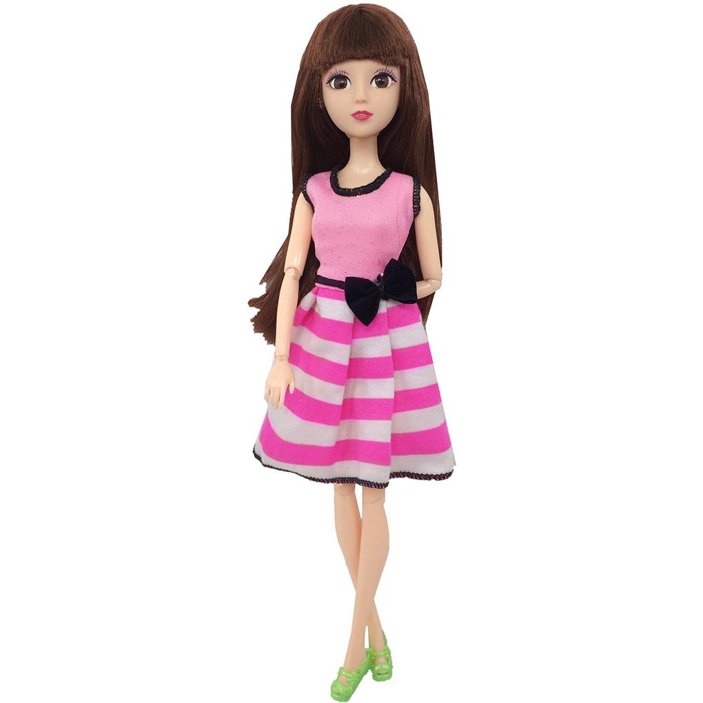 Đầm Ngắn Màu Sắc Ngẫu Nhiên Đáng Yêu Dành Cho Búp Bê