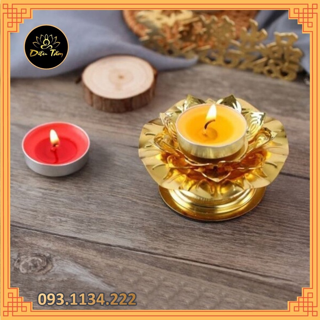 Nến bơ - combo 10 viên đốt đèn xông tinh dầu, nến tealight trang trí , nến viên tròn thồ thờ cúng