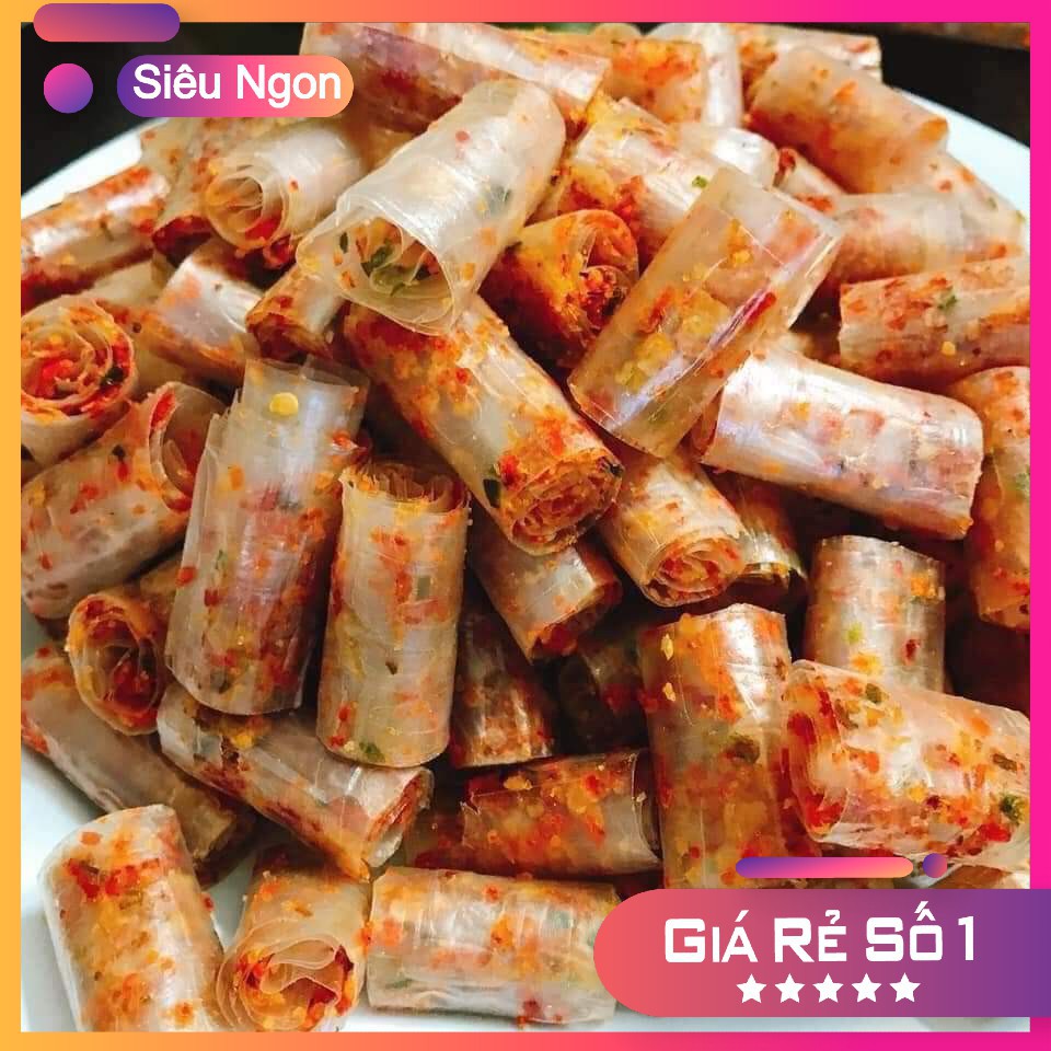 1Kg Giá Sỉ Bánh Tráng Cuộn Thập Cẩm Siêu Ngon LONG AN - VSATTP - Trai Đẹp Snacks - W Food WSS FOOD