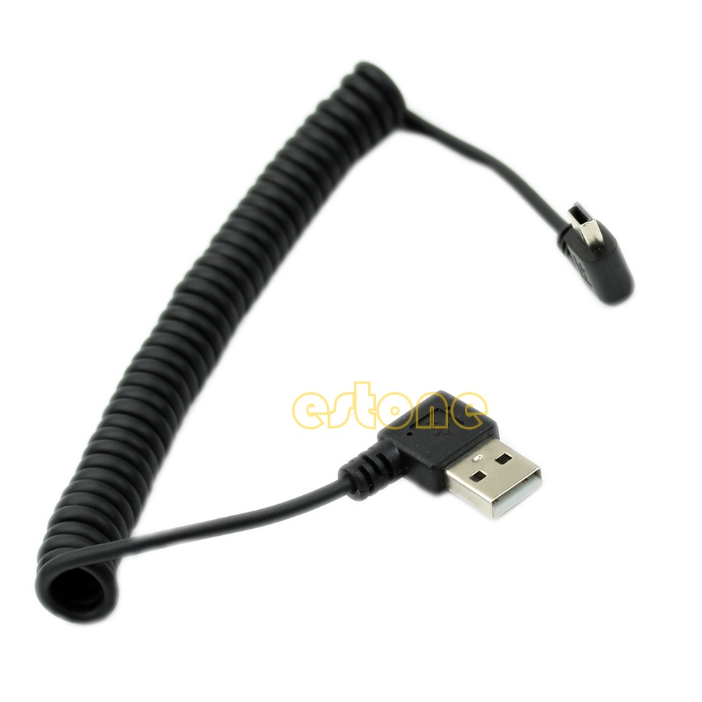 Đầu Chuyển Đổi USB 2 0 A Sang Mini USB 5 Pin Góc Phải 90 Độ Chuyên Dụng