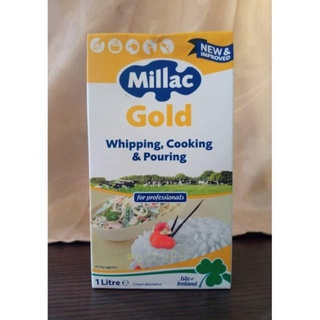 Kem sữa whipping cream Millac Gold 1L kem làm bánh thơm ngon