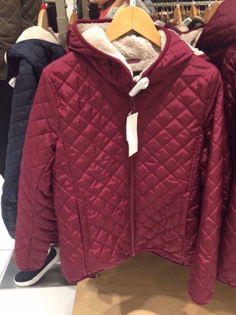 Áo phao lót lông cừu trám hàng quảng châu cao cấp