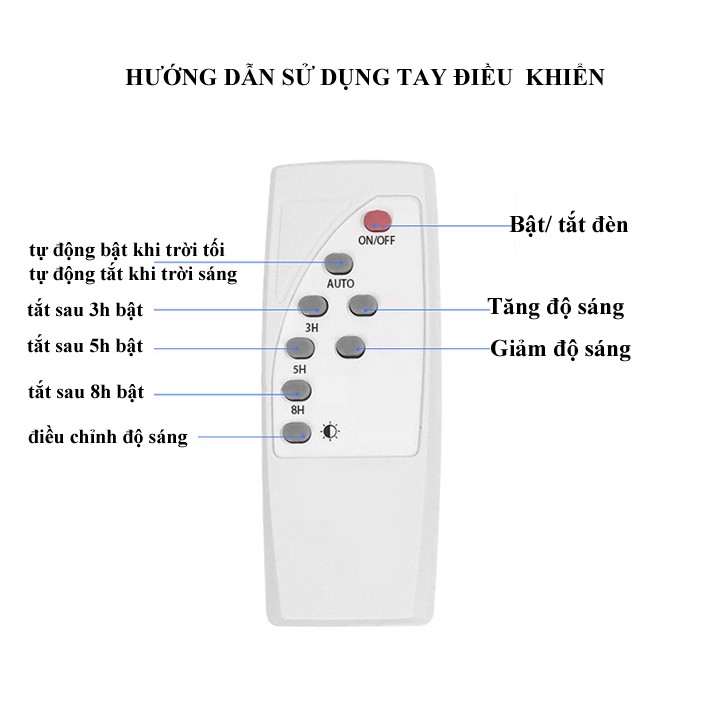 Đèn năng lượng mặt trời 40W -Đèn led năng lượng mặt trời 40W