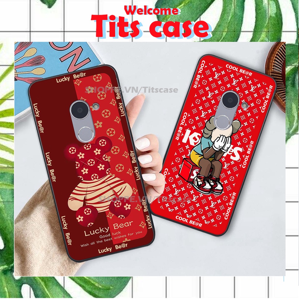 Ốp lưng Huawei Y7 PRIME 2018  in hình GẤU KAWS- BE@R COOL-CỰC XINH-RẺ-BỂN -ĐẸP