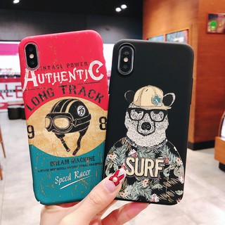 Ốp điện thoại cứng in họa tiết đẹp mắt cho Apple iPhone XR X Xs Max 6 6s 7 8 Plus