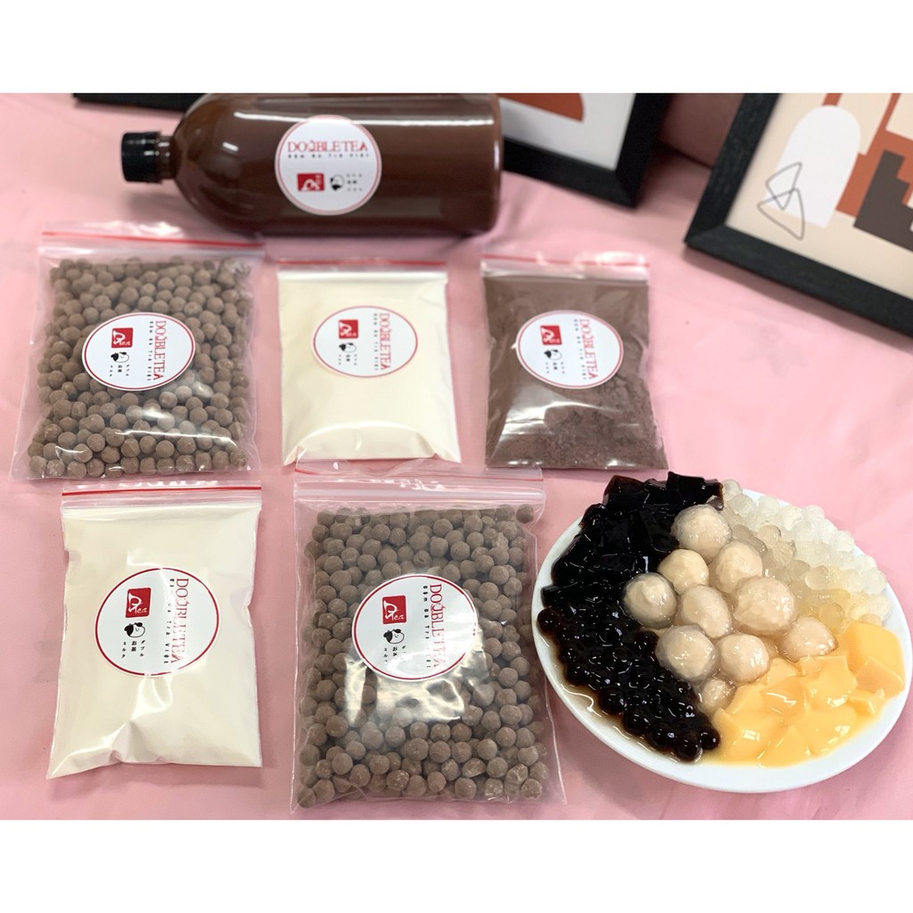 Trà Sữa Tự Nấu - Set Trà Sữa Socola Pudding Socola - #Doubletea