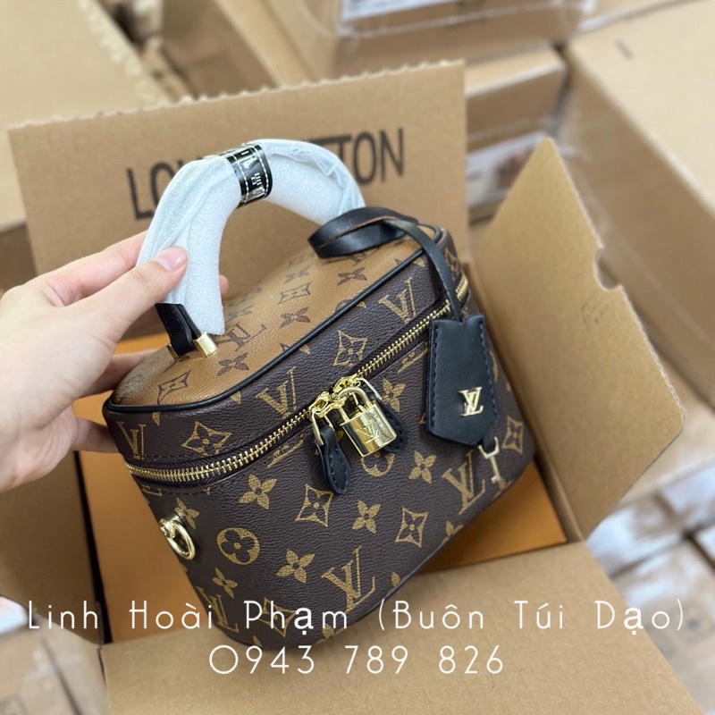 Túi cốp hoa nâu size 20cm vừa ĐT loại cao cấp 2 hộp đựng