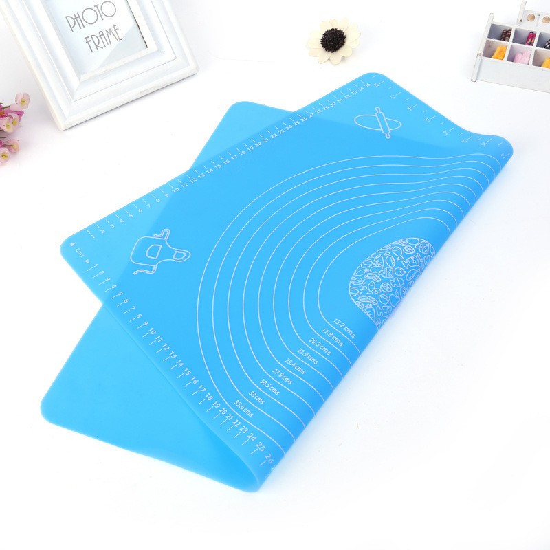 Miếng thảm lót hỗ trợ làm bánh từ silicon tiện dụng