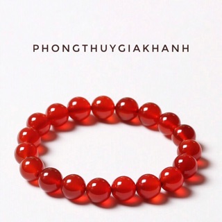 Vòng mã não đỏ (nhiều size)